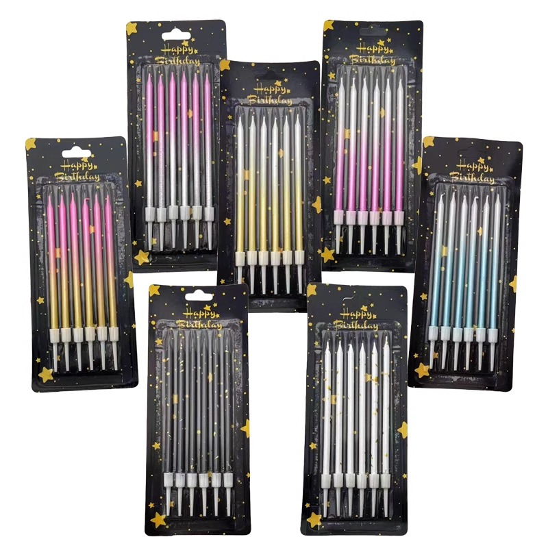 Supplies Of Candle - 30/50 Box Gradient Color Birthday Candle