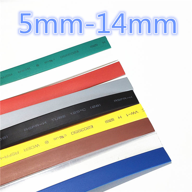 Shrink Sleeve Pvc - 3meters/piece 2:1 7 Colors 5mm 6mm