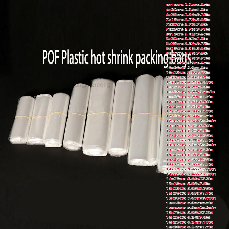Shrink Sleeve Pvc - 100Pcs/Lot 82 Sizes POF Heat Shrink