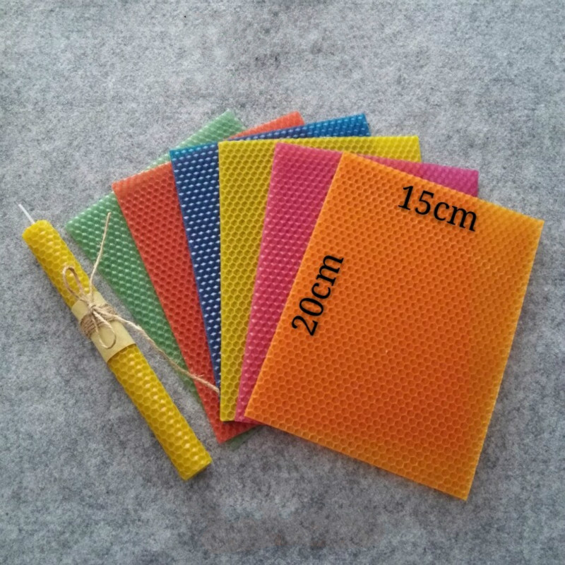 Candle Supplies Bulk - 12pcs 15cm*20cm*0.3cm Natural Candle Material, Handmade
