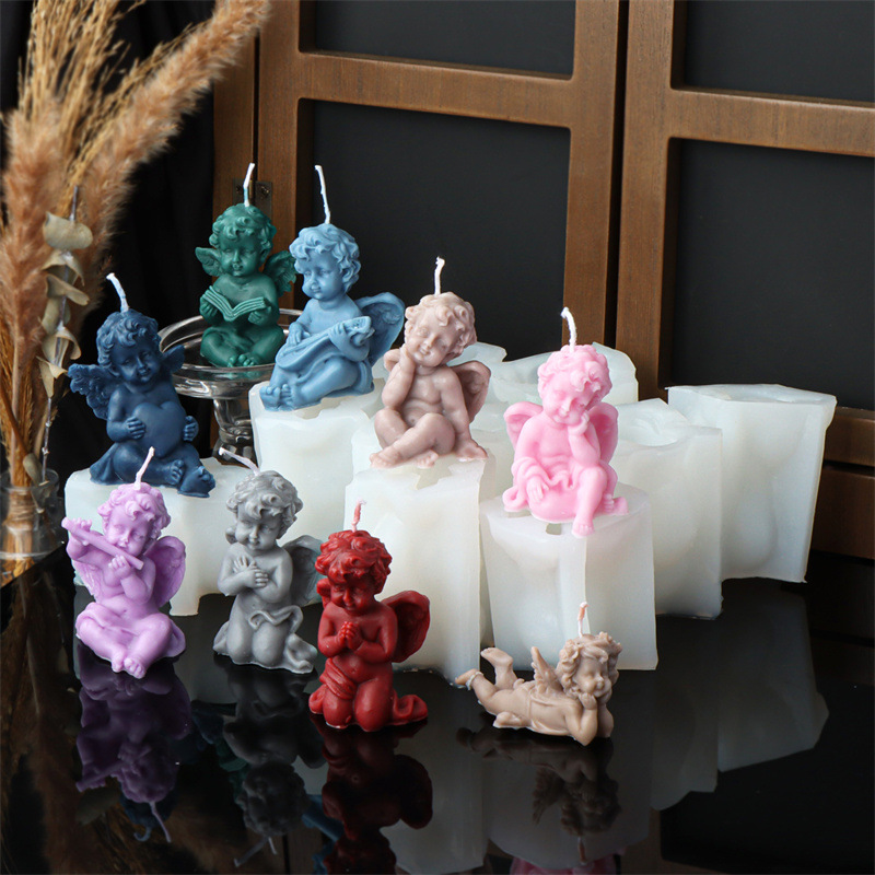 3D Silicone Candle Mold Prayin - Candle Fragrance Supplies 评论和价格