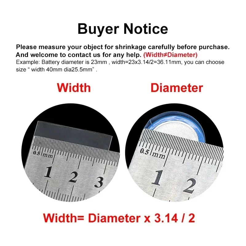 7~ 155mm Transparent PVC Heat  - Shrink Sleeve Pvc 评论和价格