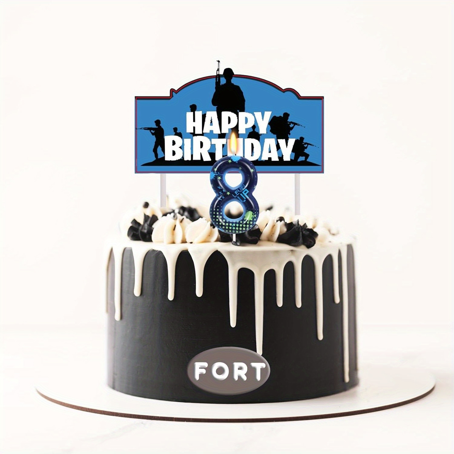 Blue Game Boy 0-9 Birthday Can - Supplies Of Candle 评论和价格