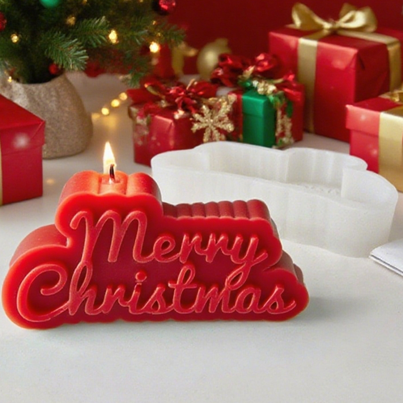 1 piece, Christmas alphabet si - Candle Fragrance Supplies 评论和价格