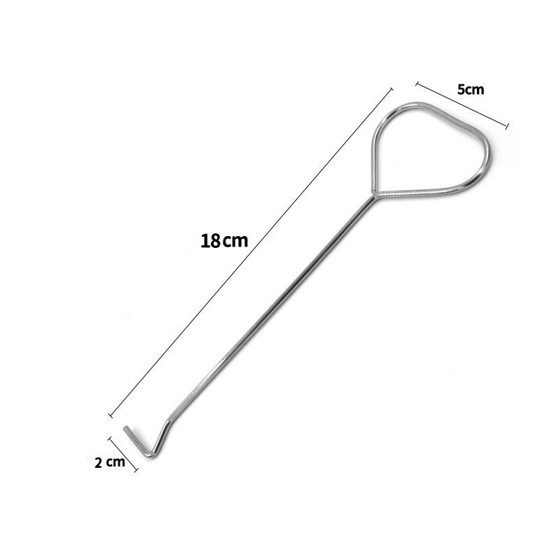 300pcs 18cm Stainless Steel Pu - Wick Dipper Tool 评论和价格