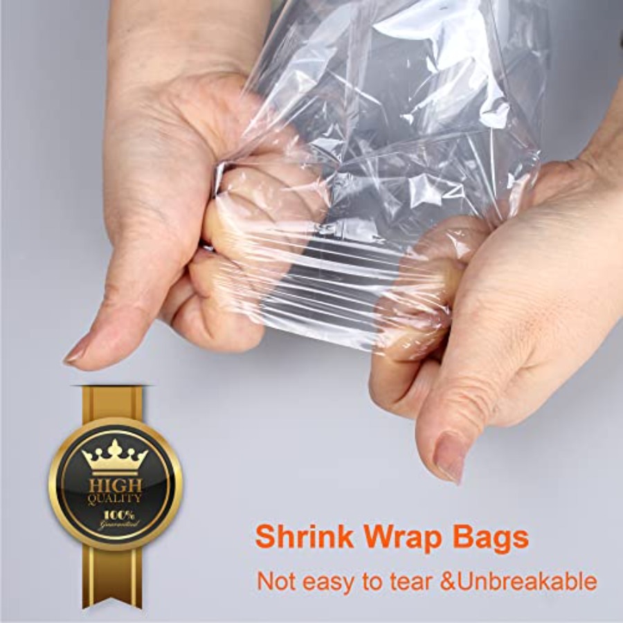 Shrink Wrap Bags - 100Pcs 12 x - Shrink Sleeve Pvc 评论和价格