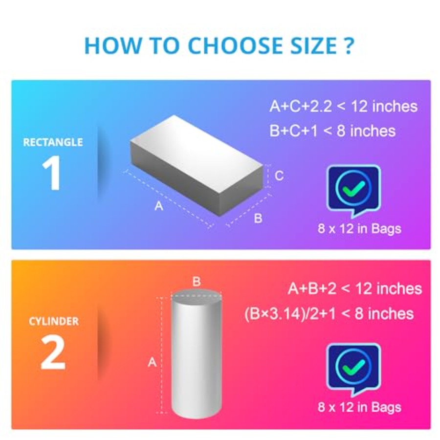 Shrink Wrap Bags - 100Pcs 12 x - Shrink Sleeve Pvc 评论和价格