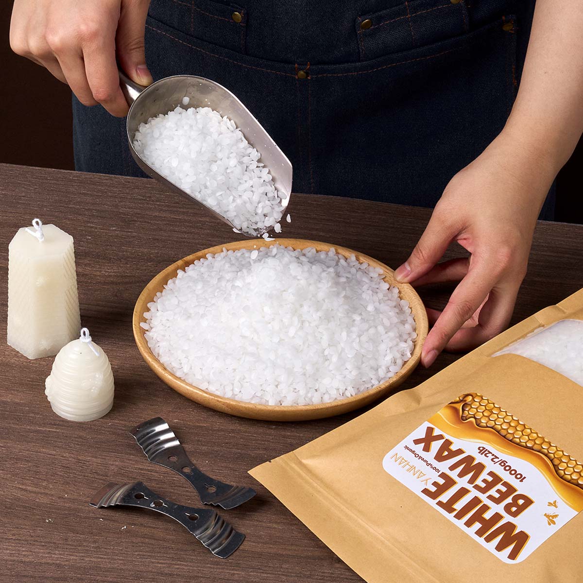 1000g Pure Natural Granular Wh - Candle Supplies Bulk 评论和价格