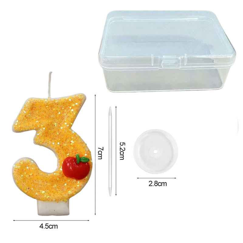 Red Apple Fresh Yellow Digital - Supplies Of Candle 评论和价格