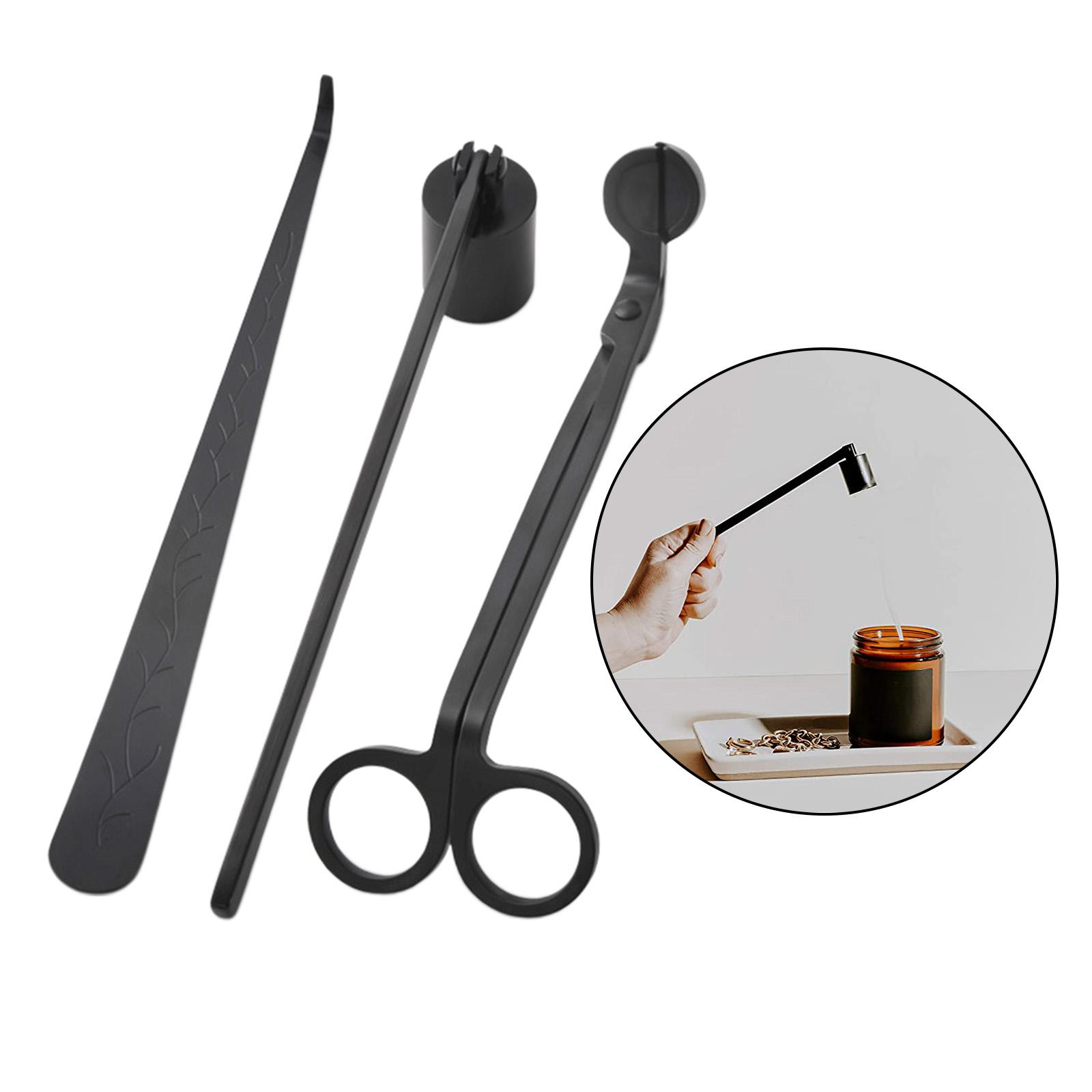 3Pcs/Set Black Candle Wick Snu - Wick Dipper Tool 评论和价格