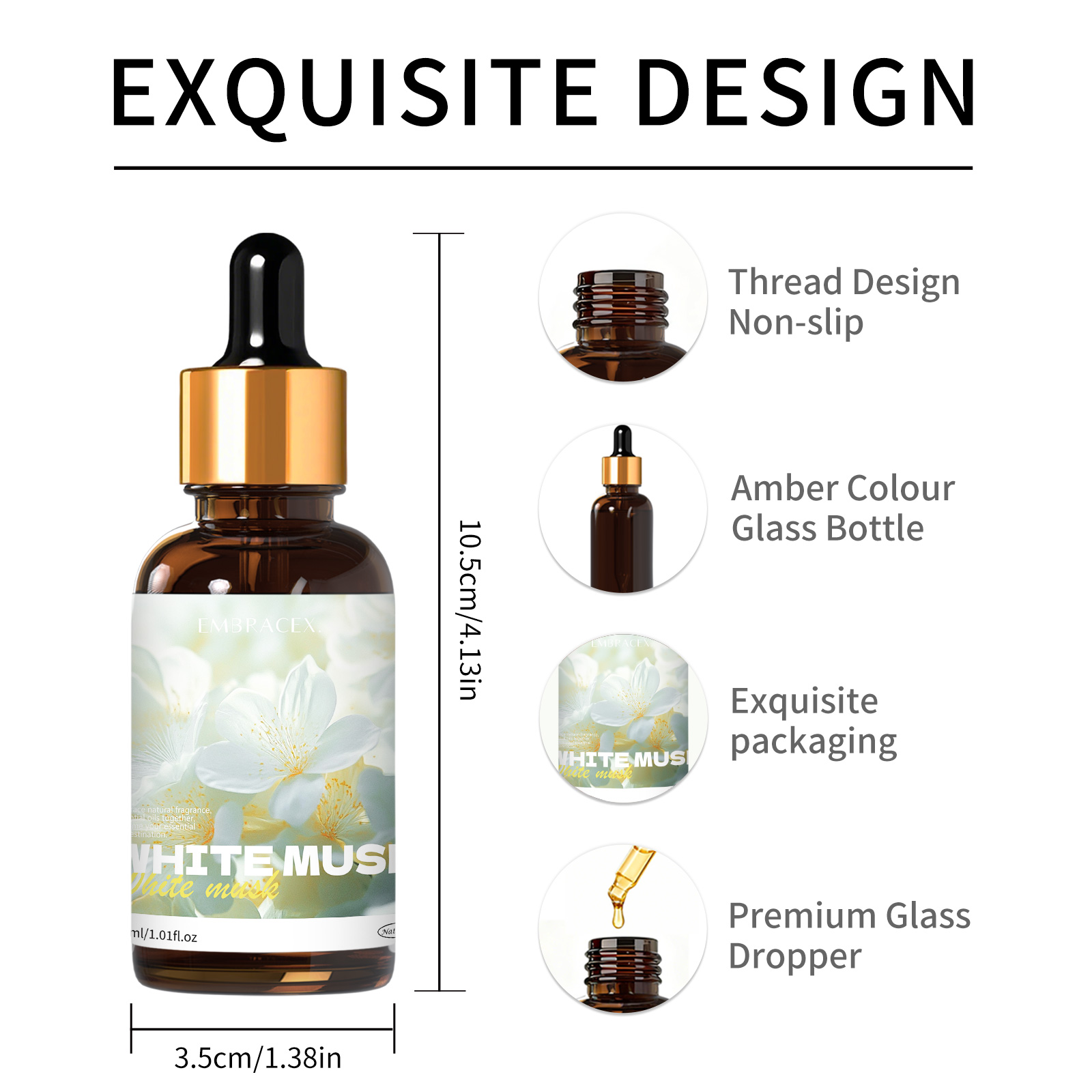 30ml White Musk Essential Oil  - Candle Supplies Essential Oils 评论和价格