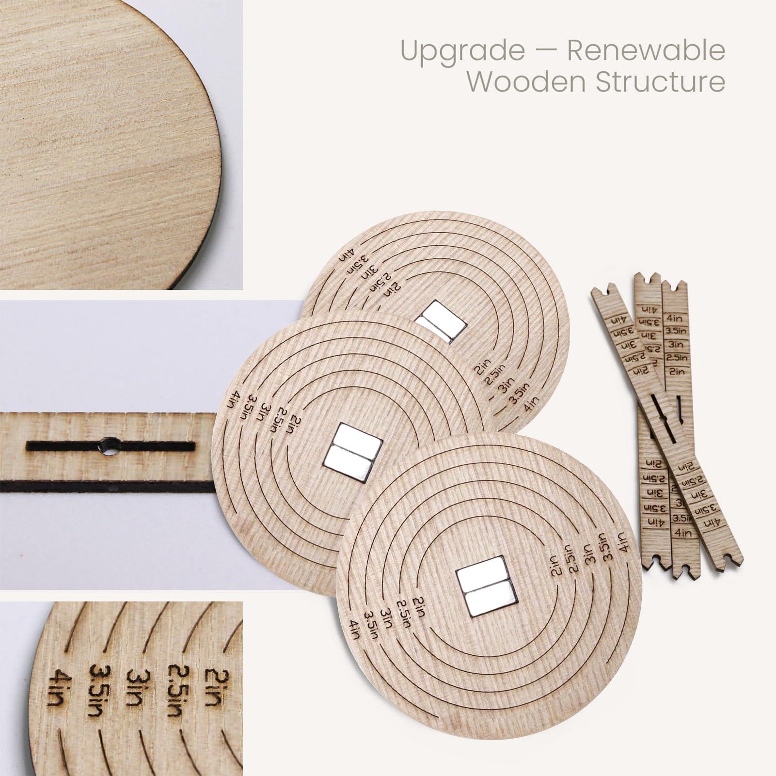 2Pcs Wick Centering Tool Woode - Candle Fragrance Supplies 评论和价格