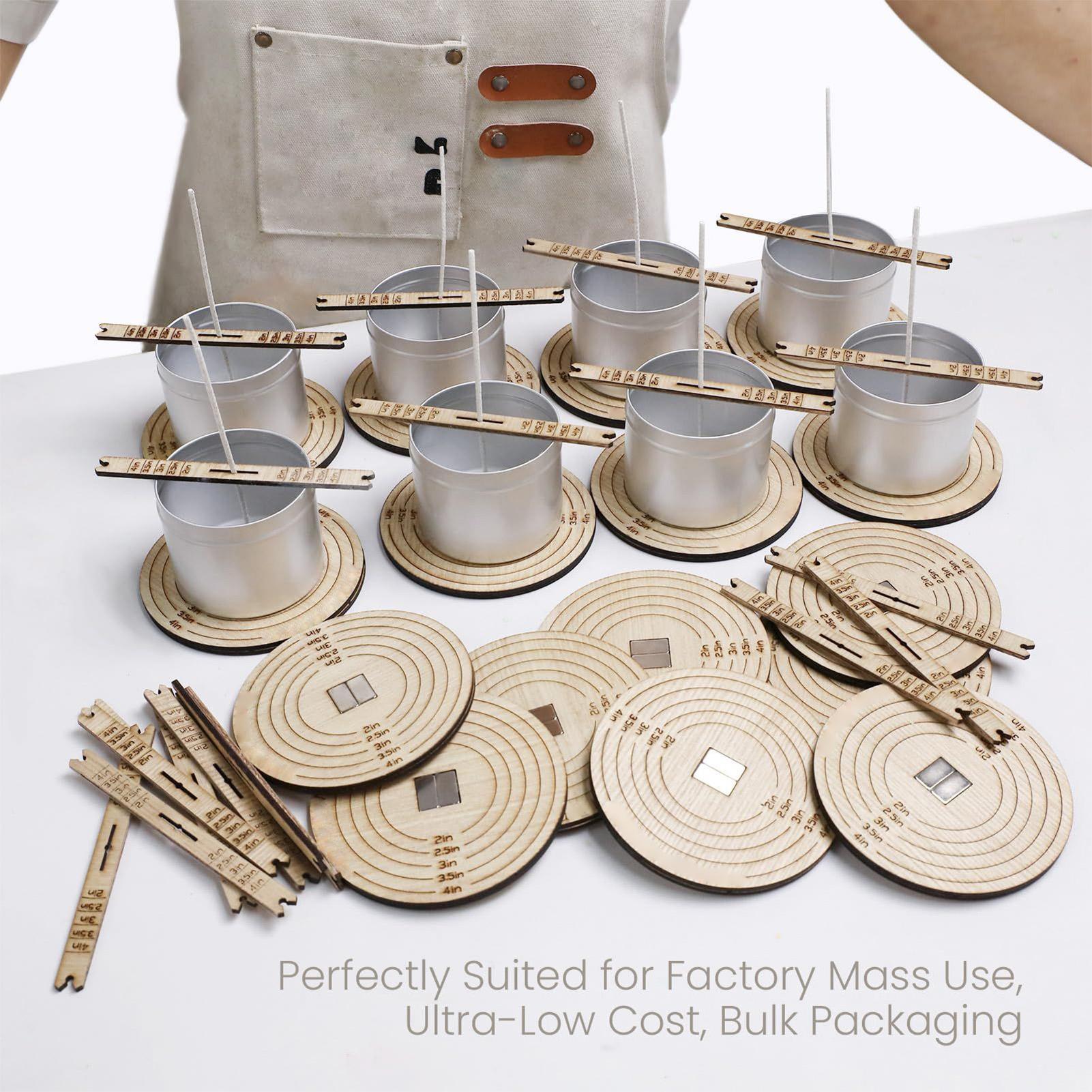 2Pcs Wick Centering Tool Woode - Candle Fragrance Supplies 评论和价格